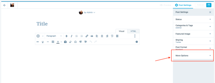 Enable or disable comments on published posts