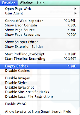 how to clean your cache in safari