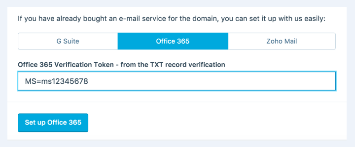 How to add an email through Office 365