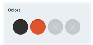 how to add custom colors to your site