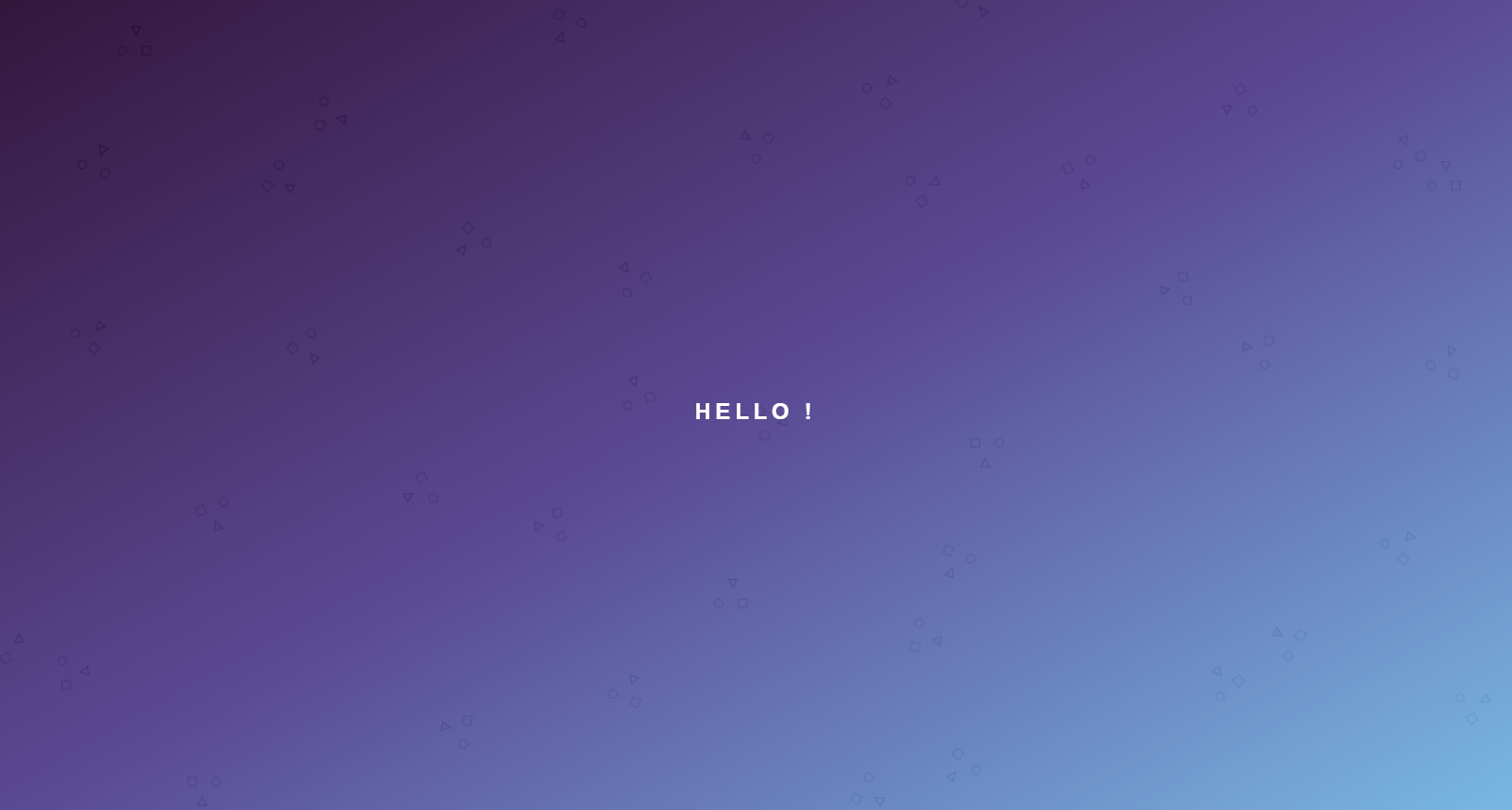simple animated background css