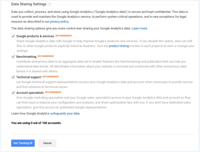 set up Google Analytics
