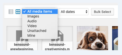 how to upload documents from WP Admin Media Library
